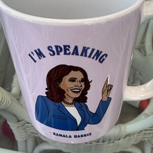 Kamala- i’m Speaking Purple Ceramic Mug